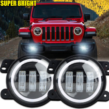 For Jeep Wrangler 07-10 Factory Bumper Replacement Fit Fog Lights Clear Lens