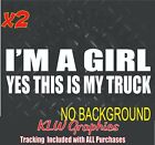 Yes This Is My Truck Girl Vinyl Decal Sticker Diesel Country Mud 4x4 Duramax