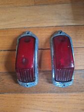 Pair Of 1941 Cadillac Taillight Turn Signal Lens Cover Chrome