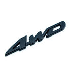 Matte Black Metal 4wd Off-road Car Emblem Sticker 4 Wheel Drive Rear Trunk Badge