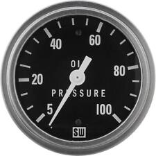 Stewart Warner 82406 2-58 Inch Deluxe Mechanical Oil Pressure Gauge