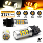 Dual Color Whiteamber 3157 Led Drl Switchback Turn Signal Parking Light Bulbs