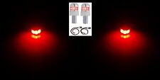 Pair Red Led License Plate Light Fasteners Bolts - Universal Car Truck Hot Rod