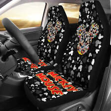 Mickey Mouse Faces Mouse Ears Head Never Too Old For Mickey Car Seat Covers