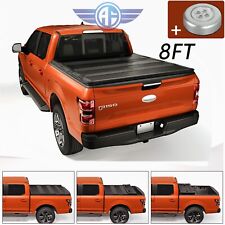 Hard 4-fold Tonneau Cover For Ram 150025003500 Truck Bed 02-21 8ft Long Bed