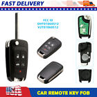 5-button Car Flip Key Fob Remote Keyless Entry For Chevrolet Cruze Camaro Impala