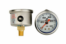 Aeromotive 15633 0-100 Psi Liquid Filled Fuel Pressure Gauge 1.5 Diameter