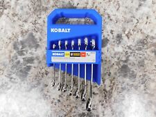 Kobalt Reverse Ratcheting Combination 7pc Wrench Set Sae 2884738
