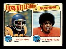 1975 Topps Lawrence Mccutcheon Otis Armstrong 1 Los Angeles Rams Denver Broncos