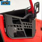 Eag Safari Replacement Tube Door With Mirror Fit For 76-95 Jeep Wrangler Cj7yj