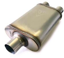 2.25 High Flow Stainless Steel Performance Two Chamber Dual Universal Muffler