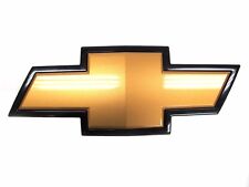 Oem New Front Grille Bowtie Emblem Badge Gold Black 07-13 Silverado 22829421