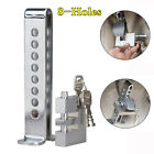 8 Holes Stainless Steel Car Brake Pedal Clutch Lock Anti-theft Security W3 Keys