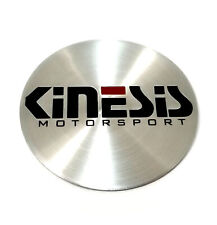 Kinesis Motorsport Brushed Aluminum Silver Wheel Center Cap Logo 2 12 Od