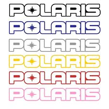 Polaris Pair Of 9 Outline Stickers. Tracked