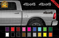 4x4 Decal Set Fits Dodge Ram 1500 2500 Dakota Truck Vinyl Stickers