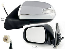 For Chrome Cover With Signal Non-heated Mirror 2012-2015 Tacoma Driver Left Side