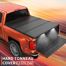 5.5ft Hard Tonneau Cover Tri-fold For 2004-2008 Ford F-150 Truck Bed Waterproof