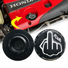 Jdm Black Screw-in Middle Finger Oil Filler Tank Cap Valve Cover For Honda Acura