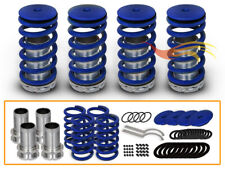 Jdm Blue Lowering Adjustable Coilover Coil Springs Kit For 92-00 Civic Eg Ek