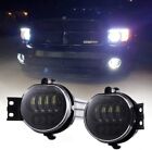 Pair Led Projector Driving Fog Lights Fit For 2002-2008 Dodge Ram 1500 2500 3500
