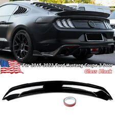 For 2015-2022 Ford Mustang Gt V6 V8 Track Pack Style Trunk Spoiler Wing Painted