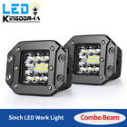 2x 5inch 42w Led Work Lights Bumper Reverse Pods Offroad Driving Fog Lamp Truck