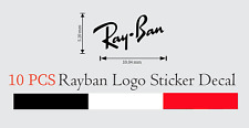 10 Pcs Vinyl Transfer Sticker 1cm Decal Ray Ban Logo For Glasseslens Decoration