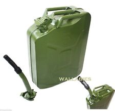 5 Gallon Nato Style 20l Green Jerry Can Oil Gasoline Gas Steel Tank W Spout