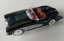 1958 Chevy Corvette Motormax 118 Diecast Black 73109