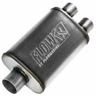 72198 Flowfx Muffler 409s 3 Center In 2.5 Dual Out Moderate Sound