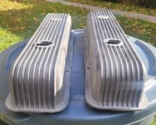 Cal-custom Finned Chevy Sbc 283 305 327 350 400 Valve Covers Vintage 1960s