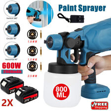 800ml Hvlp Paint Sprayer Painter Handheld 600w Electric Spray Gun Painting Tool