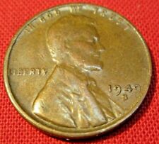 1949 S Lincoln Wheat Cent - Circulated - G Good To Vf Very Fine - 95 Copper