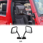 Side Mirrors Quick Release Doors Off Mirrors For Jeep Wrangler 2007-2018 Jk T