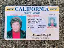 Knight Rider - Michael Knight - Prop Id Card Kitt David Hasselhoff