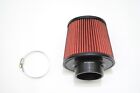 1320 Performance 4 Inch Universal Air Filter Cone Reusable Short Version Red