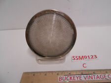 Vintage Round 4-12 Diameter Courtesy Dome Light W Etched Glass Lens