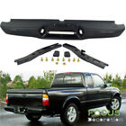 Black Complete Rear Steel Step Bumper Assembly For 1995-2004 Toyota Tacoma Truck