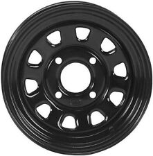 Itp 1425579014b Black Delta Steel Frontrear Wheel 14x7-43 Offset - 4156