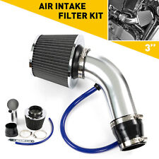 Universal Car Inlet Cold Air Intake Filter Induction Kits Pipe Hose System 3inch