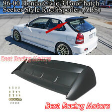 For 1996-2000 Honda Civic 3dr Hatch Seeker Style Roof Spoiler Wing Abs