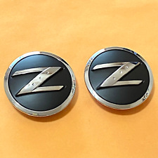 2 Pcs Black Z Logo Car Side Fender Badge Emblem For 350z 2003 - 2009