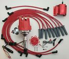 Buick Nailhead 401 425 Red Small Cap Hei Distributor 50k Coil 8.5mm Wires Usa
