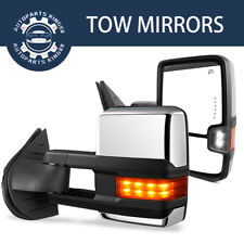 Leftright Tow Mirrors For 07-13 Chevy Silverado 1500 2500hd 3500hd Power Heated
