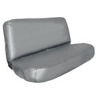 New Universal Pu Synthetic Leather Full Size Bench Truck Seat Cover Gray Deluxe