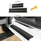Car Accessories Carbon Fiber Stickers Door Sill Protector For Suv Sedan Parts Lw
