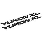 2x Gmc Yukon Xl Liftgate Door Letter Nameplate Emblem Suv Hd Badge Sport Black