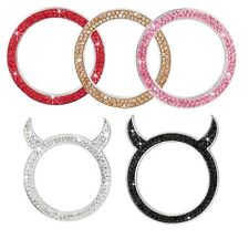 Bling Diamond Car Start Engine Ignition Button Decor Ring Cover Crystal Sticker