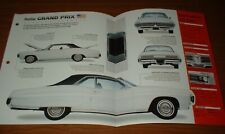 1967 Pontiac Grand Prix Spec Sheet Brochure Poster Print Photo Info 67 400